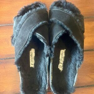 Cute Papillio by Birkenstock black leather sandals